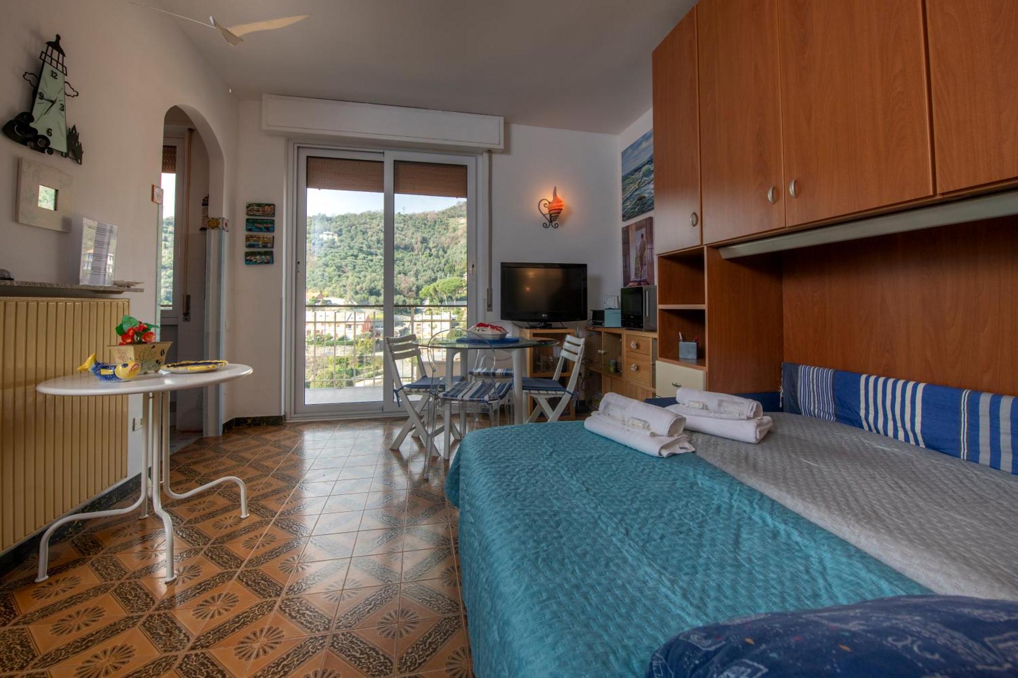 Appartamento 239 - Casa Del Sole Vista Mare Moneglia - 5Minuti A Piedi Dal Mare - Parcheggio Privato Esterno foto