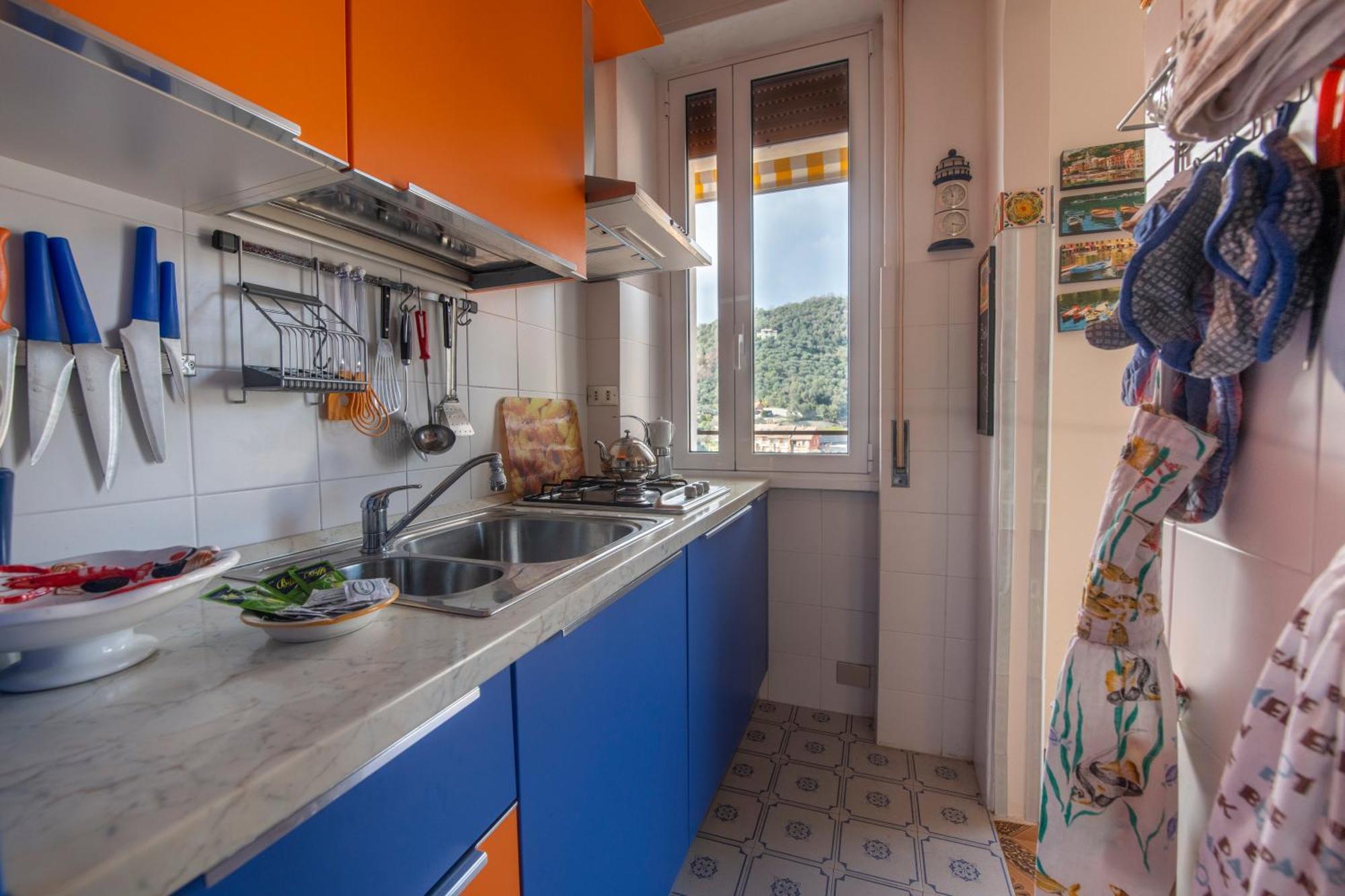 Appartamento 239 - Casa Del Sole Vista Mare Moneglia - 5Minuti A Piedi Dal Mare - Parcheggio Privato Esterno foto